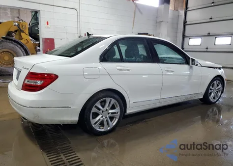 2013 Mercedes-Benz C 300 4Matic from USA, damaged, VIN WDDGF8AB6DG080872